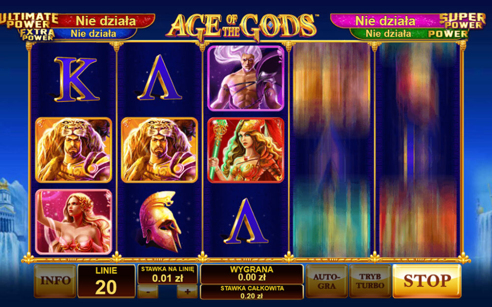 Gra Total Casino: Age of Gods