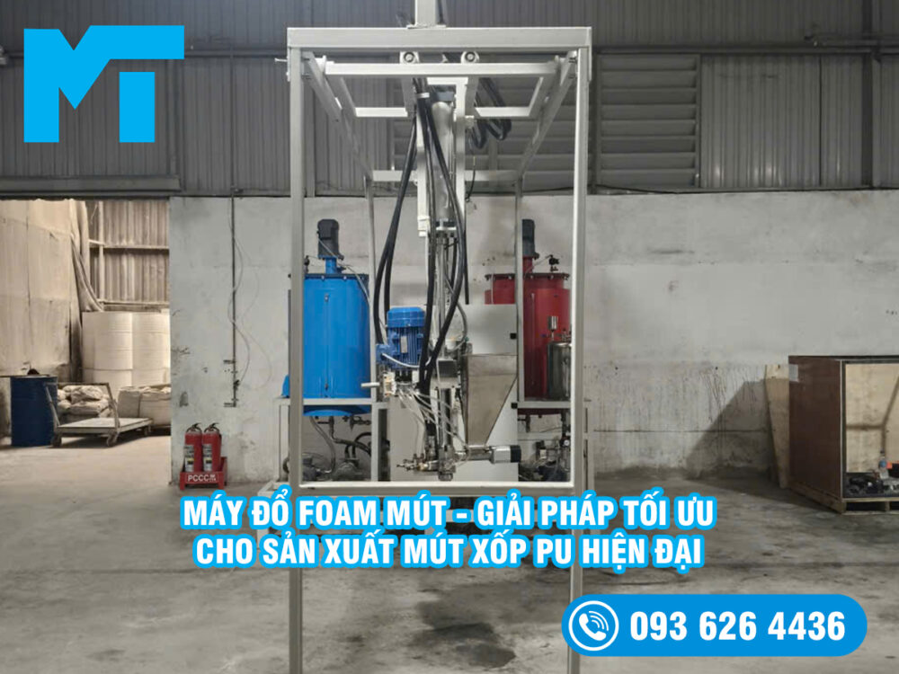 Máy đổ foam mút